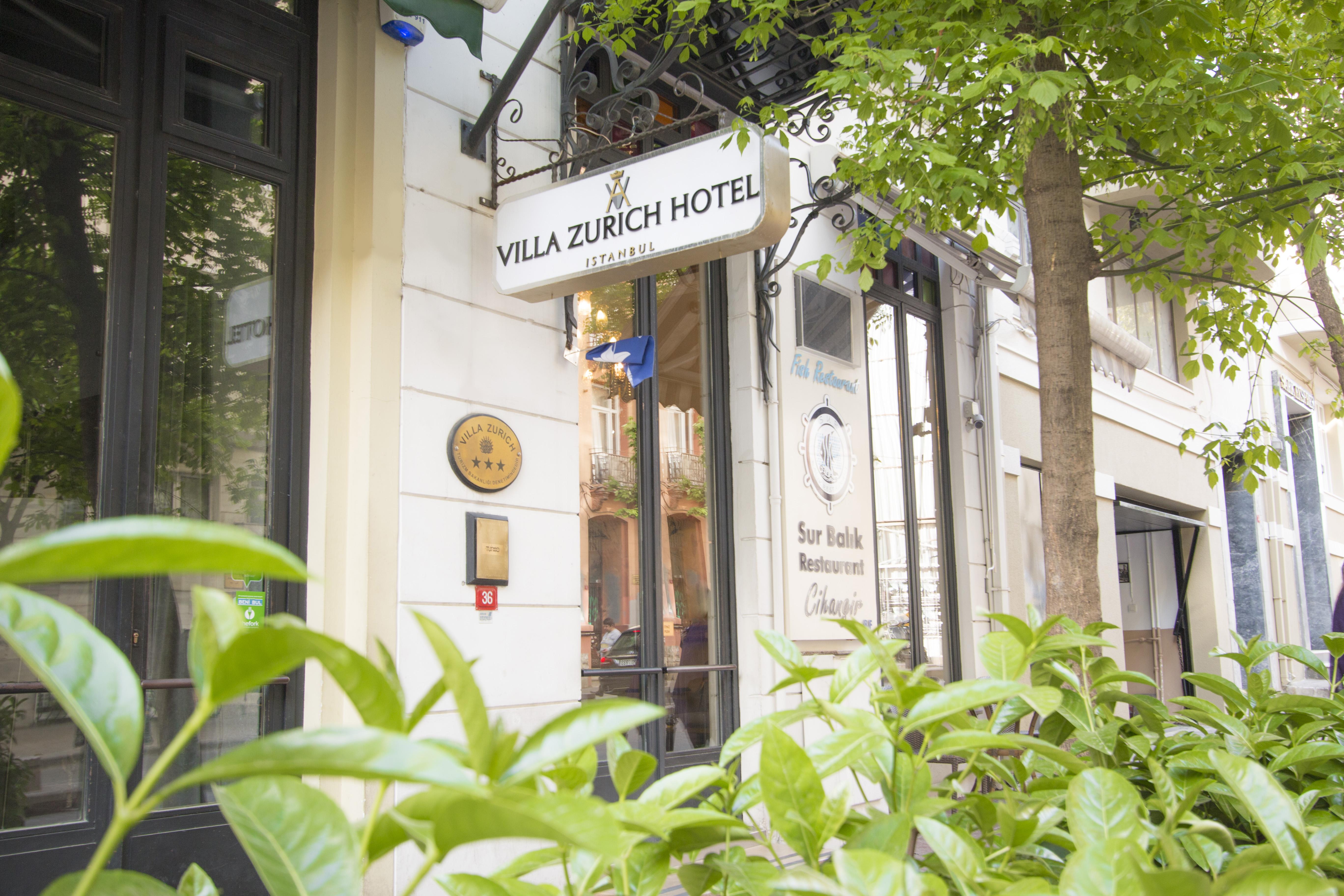Hotel Villa Zurich Istanbul Eksteriør billede